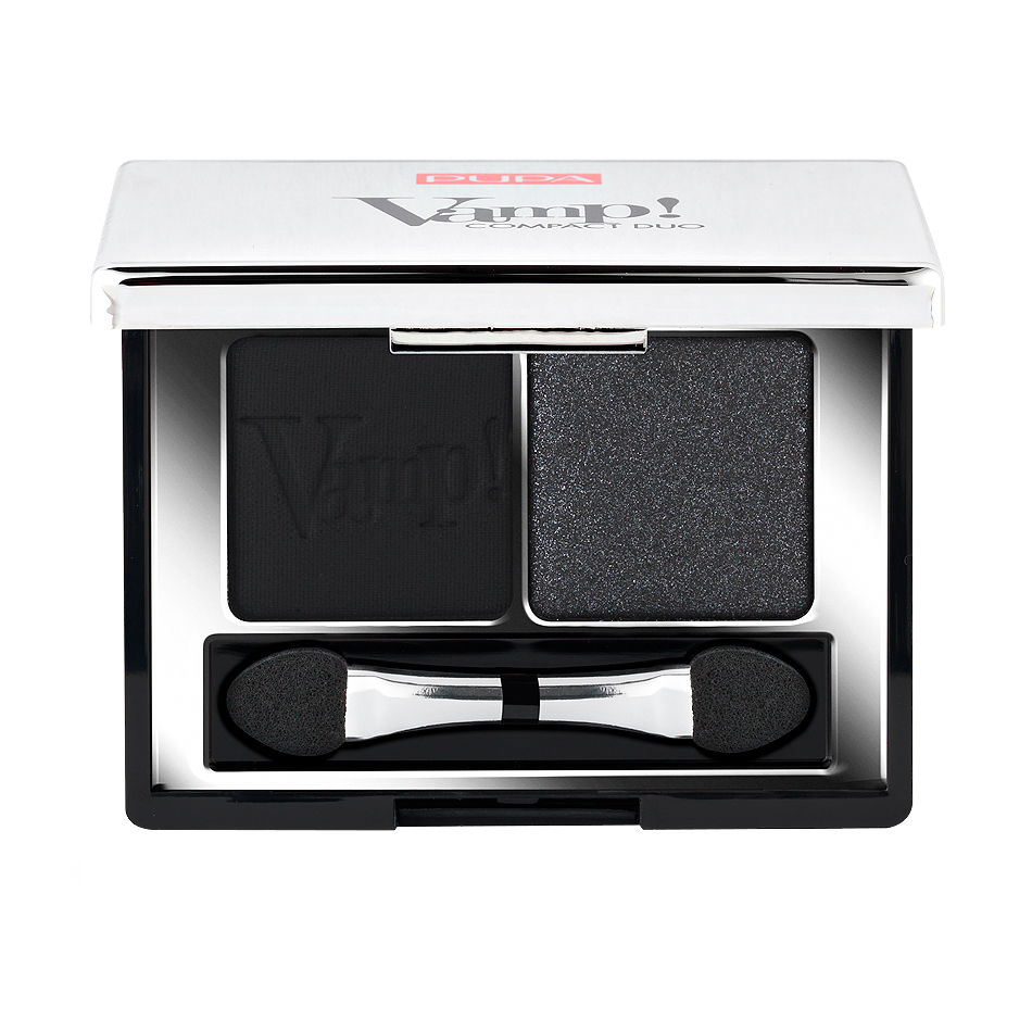 Компактні тіні для повік Pupa Vamp! Compact Eyeshadow Duo 007 Dark Night, 2.2 г